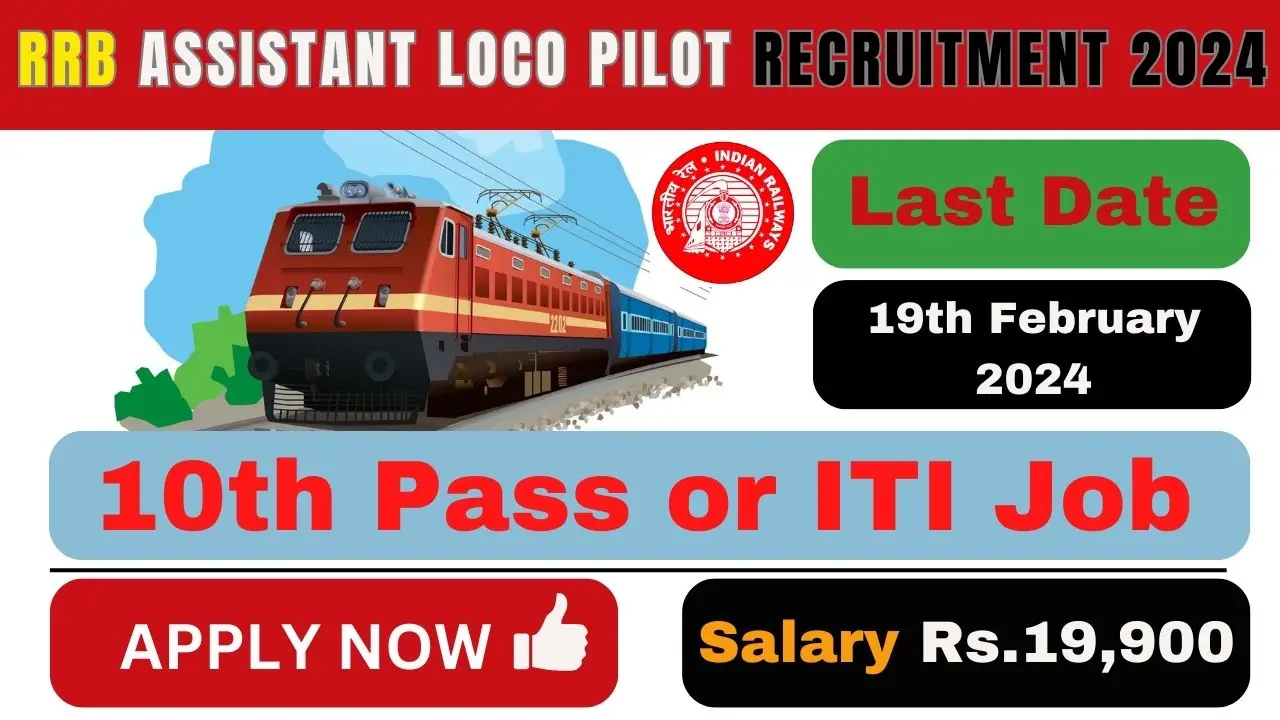 RRB ALP Recruitment 2024 Notification Out For 5696 Posts Study For