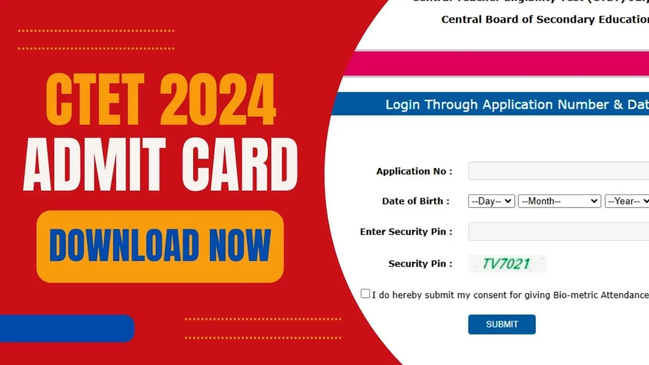 CTET Admit Card 2024