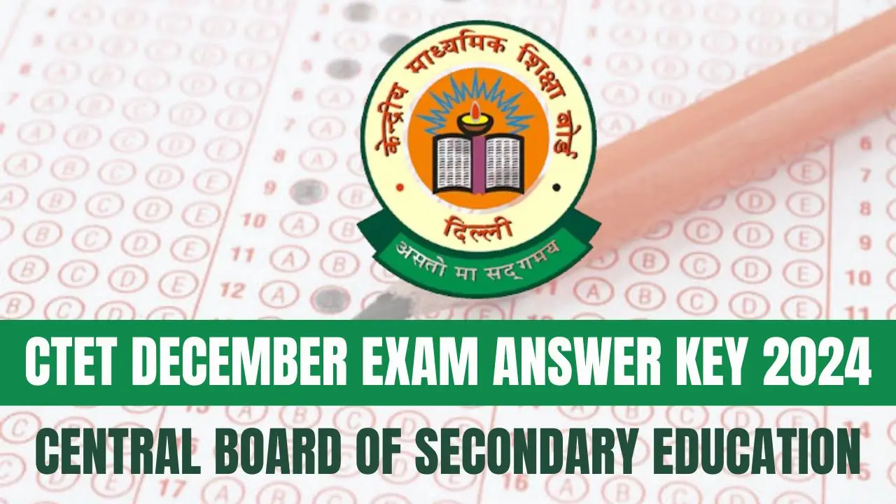 CTET Exam Answer Key 2024