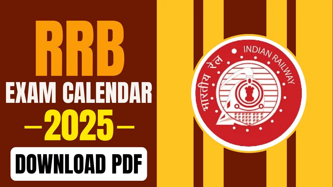 RRB Exam Calendar 2025