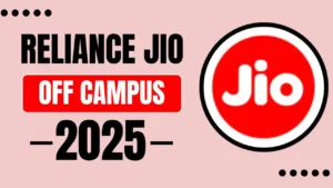 Reliance JIO Off Campus Drive 2025