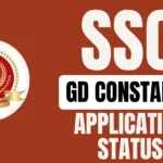 SSC GD Application Status 2025