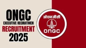 ONGC Executive Recruitment 2025