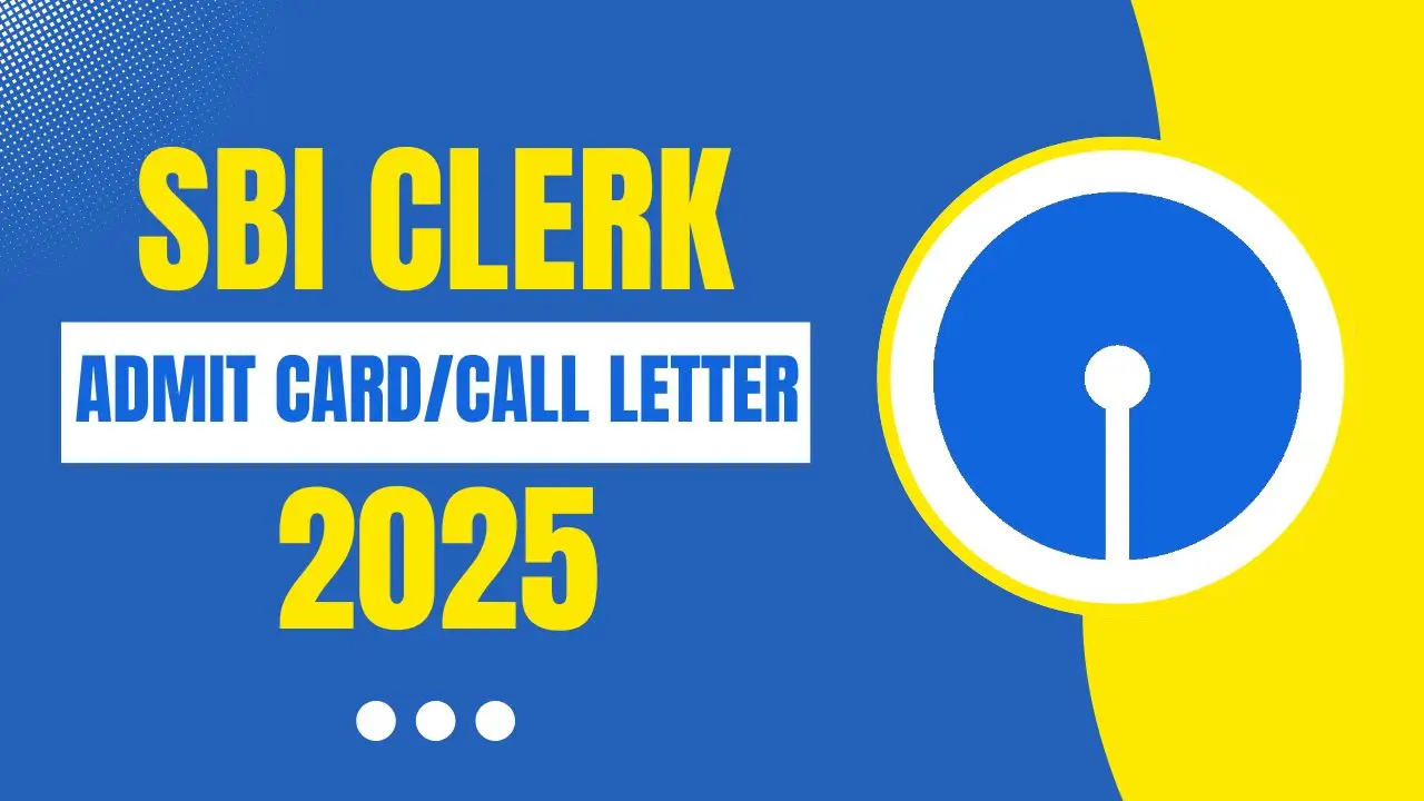 SBI Clerk PET Admit Card 2025