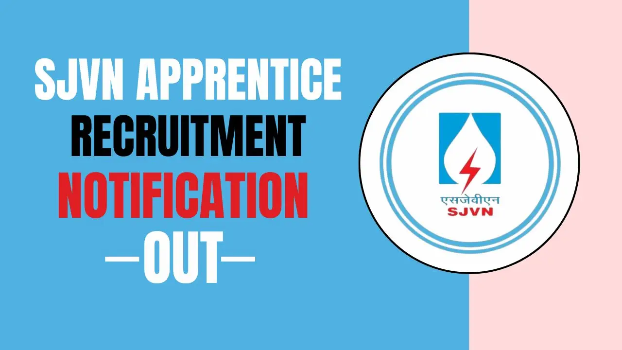 SJVN Apprentices Recruitment 2025