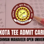 VMOU Kota TEE Admit Card 2024