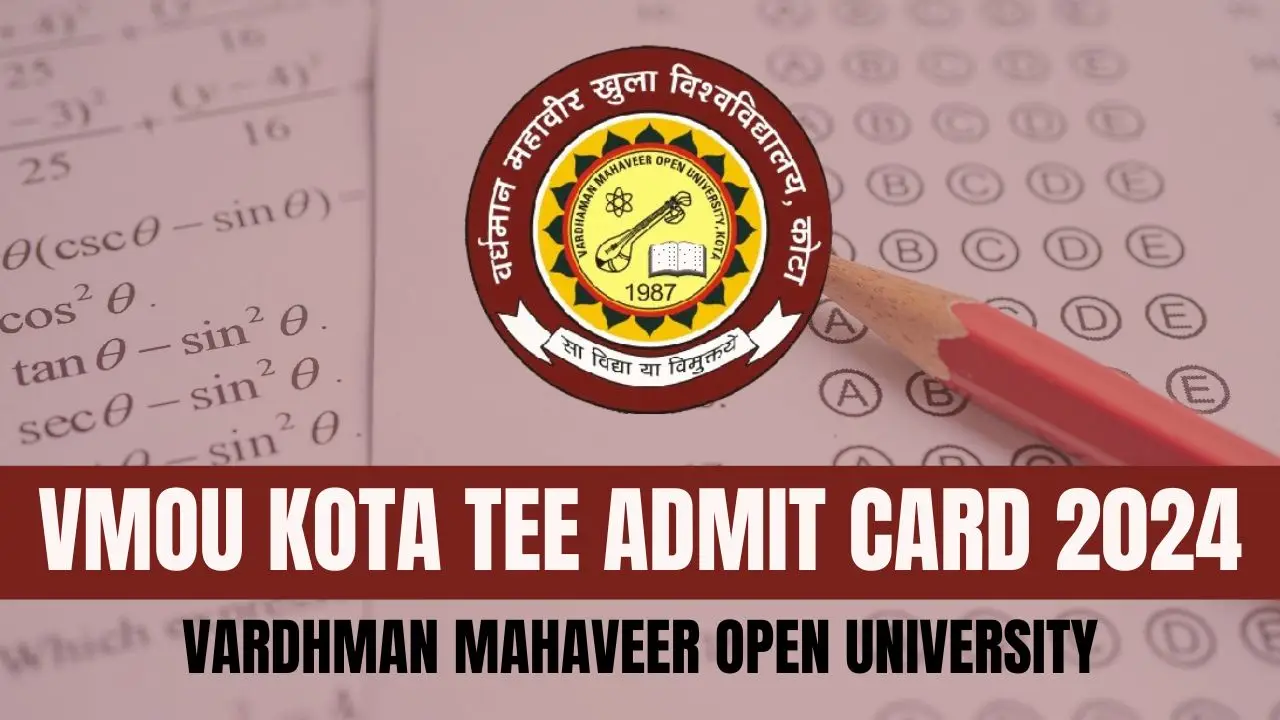 VMOU Kota TEE Admit Card 2024